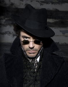 Robert Downey, Jr. as Sherlock Holmes.